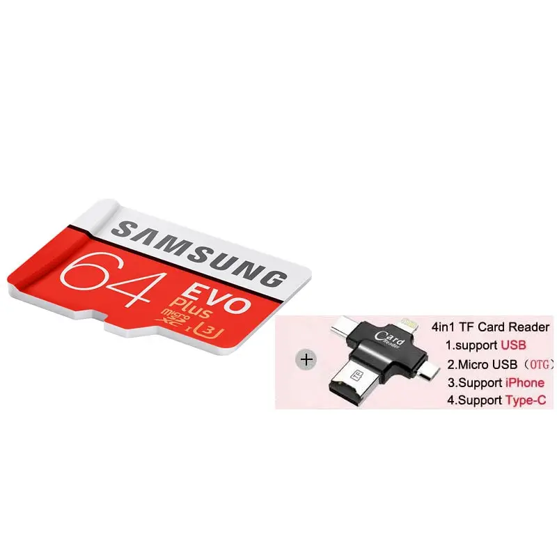 Карта памяти SAMSUNG Micro SD 32 ГБ Карты Памяти Class10 SDHC UHS-I SD карты Trans Microsd Картао де Memoria Tarjeta SDTF Карты Для смартфон micro sd 32 ГБ - Емкость: MC64G Plus 4in1 Read