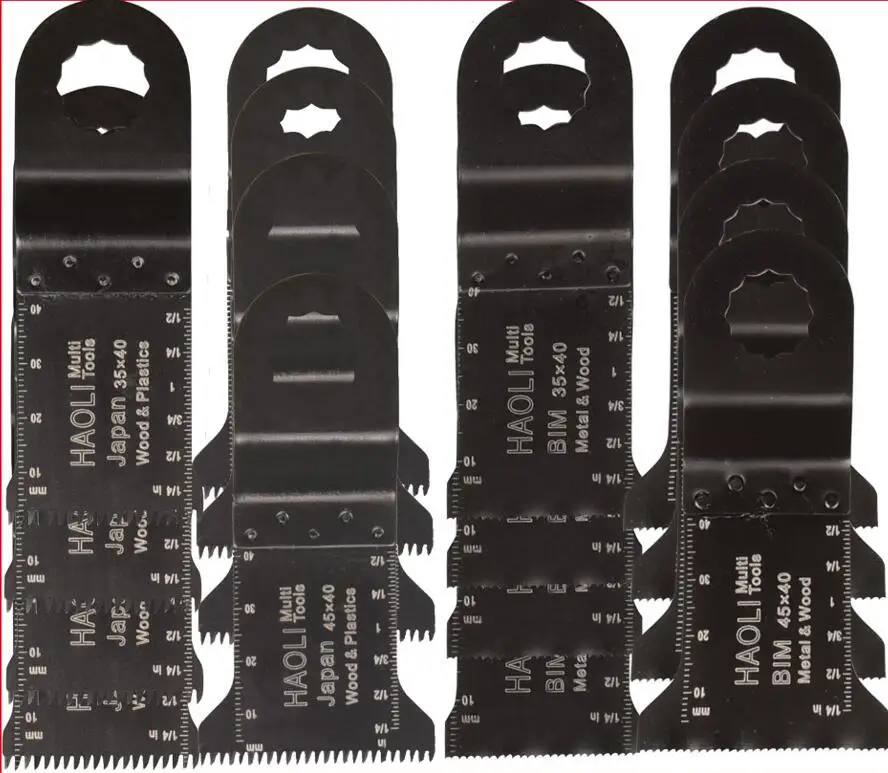 

16 pcs 35-45mm Japan Bi-metal oscillating multi tool saw blade for Ridgid AEG worx power tool accessories,wood metal cutiing