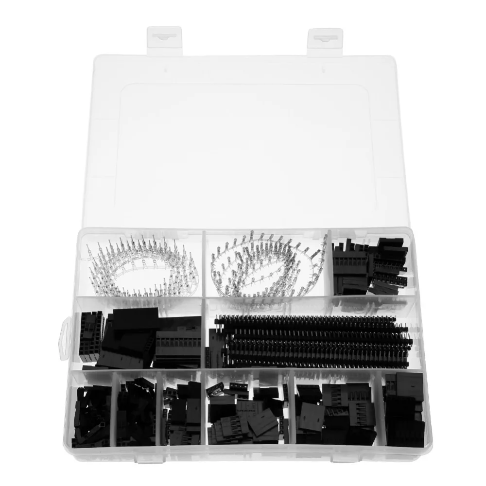 

1450 Pcs DuPont wiring terminal Connector Kit 2.54 mm PCB Pin Headers Box Packaging For Arduino Dupont Electronics Stocks new