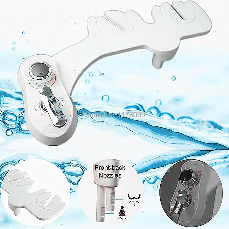 Hot and cold water bidet with female cleaning butt nozzle,Non electric