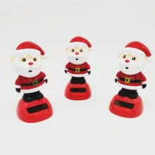 Игрушка на солнечных батареях, Рождественский Санта-Клаус, игрушки для детей, домашние декоративные детские игрушки для подарка, без батареи, новинка