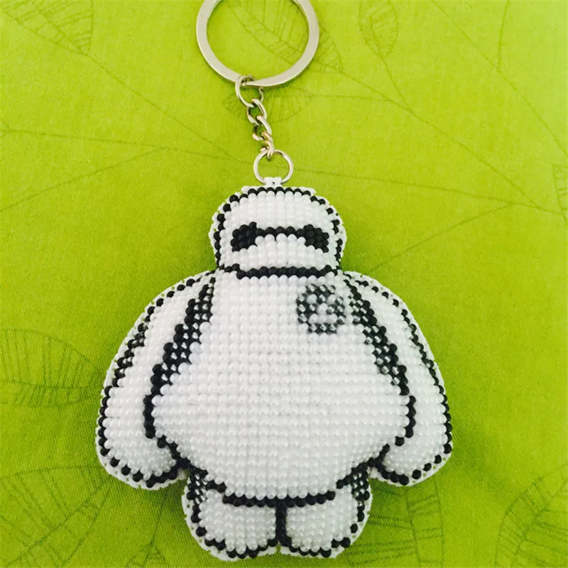 

SMX006 DIY Needlework Beaded Craft Bead Cross Stitch Set Key Chain Stamped Needlework Embroidery Printed Cross-Stitching Kit