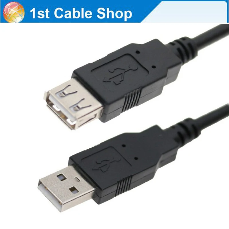 Passive USB 2.0 extender extension cable cord USB 2.0 A male to A female 18CM(copper conductor