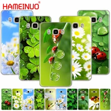HAMEINUO четыре листа Божья коровка чехол с маргаритками чехол для телефона для samsung Galaxy J1 J2 J3 J5 J7 MINI ACE prime