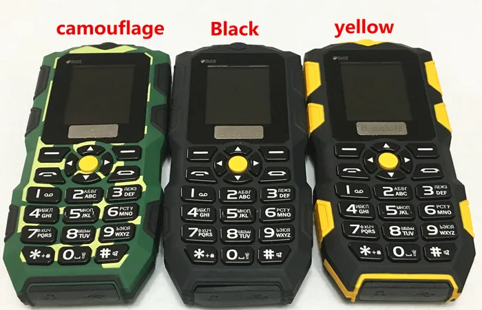 IP67 phone Waterproof shockproof phones Runssian keyboard novelty mobile phone original H-mobile China Cell Phones Telephones
