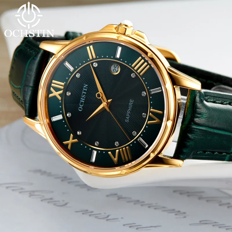 Ceny 2018 kobiet zegarki luksusowe znane marki prawdziwej skóry japonia mechanizm kwarcowy zegarek kobieta zegar z automatyczną datą Relogio Feminino