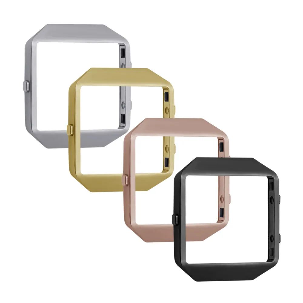 

Replacement Stainless Steel Frame Holder Case Cover Shell Metal Frame Bezel For Fitbit Blaze Activity Tracker Smart Watch Band