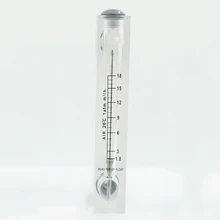 1,8-18 м3/ч 1/" с британской конической трубной наружной резьбой панель ПММА тип газа Поплавковый расходомер воздуха ротаметр расходомер без клапана управления