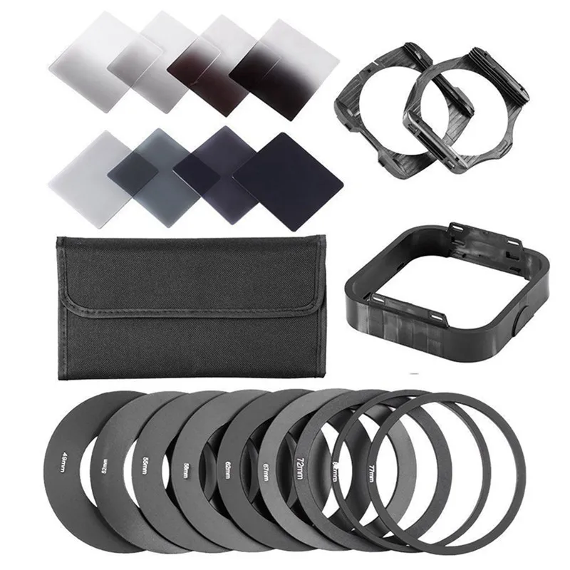 

Zomei Camera Filtro Gradient Neutral Density Gradual ND Square Resin Filters Lens Adapter Rings Holder Cokin P Series For DSLR