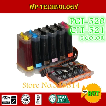 

CISS for PGI520 CLI521 ,pgi-520 cli-521suit for Canon MX860 MX870 CISS ,6 color,Full ink ,ARC chip