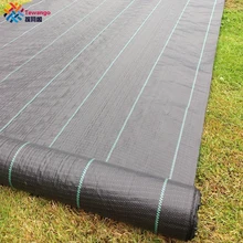 Weed-Control Membrane Fabric Ground-Cover Landscaping Heavy-Duty Tewango Lined 100GSM