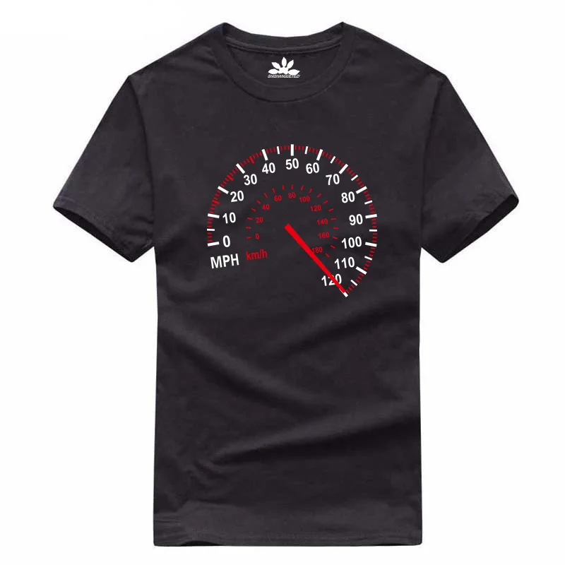 

Summer Speedometer t shirt camiseta hombre 100% Cotton Short Sleeve man's T-shirt camisetas hombre print funny t shirts S-2XL