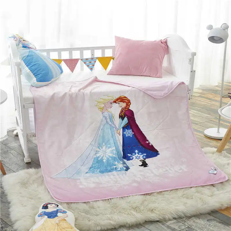Disney Аутентичное летнее одеяло покрывало одеяло домашний текстиль подходит для детей - Цвет: Frozen Princess