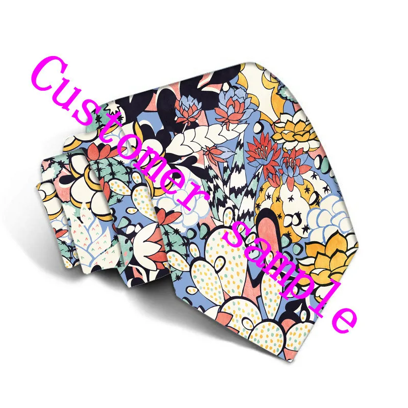 Мужской s индивидуальный заказ галстуки полиэстер DIY дизайнерский галстук для мужчин платье с принтом забавные Повседневные Вечерние