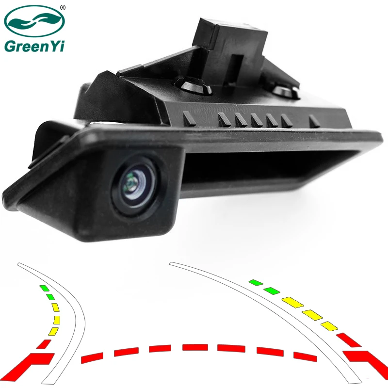 GreenYi Автомобильная резервная камера заднего вида 170 градусов широкий угол траектории заднего вида для BMW E82 E88 E84 E90 E91 E92 E93 E60 E61 E70