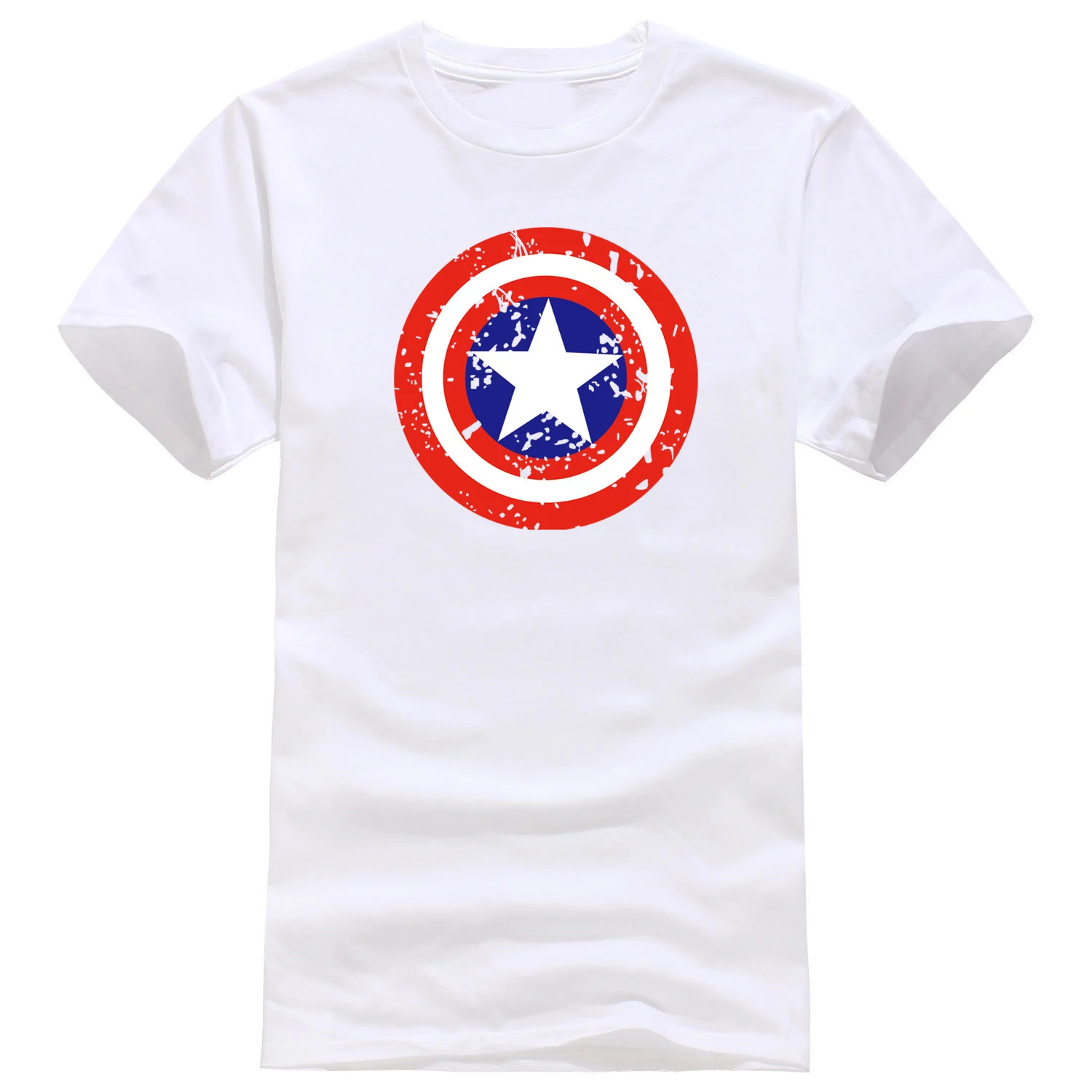 Comic algodón superman logo super hero captain america the marvel superhero movie cosplay hombres camisetas tops tee|t shirt superman|cotton t shirtt shirt - AliExpress