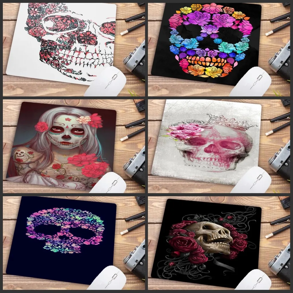 

Mairuige Big Promotion Custom High Speed Skulls Vintage Stylish Waterproof Gaming Mouse Pad Rectangle Mousepad 220mmX180mm