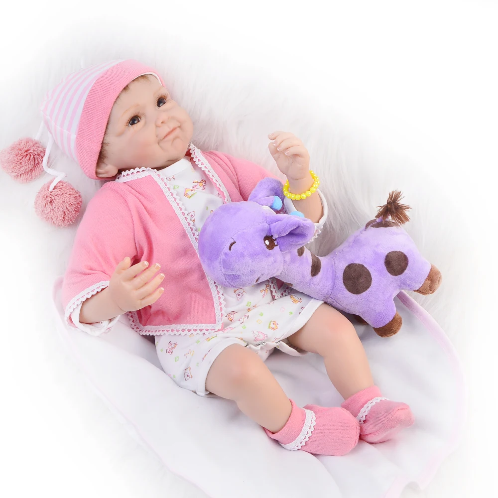 Wholesale 22" Doll Reborn Babies Soft Silicone Vinyl Alive Newborn