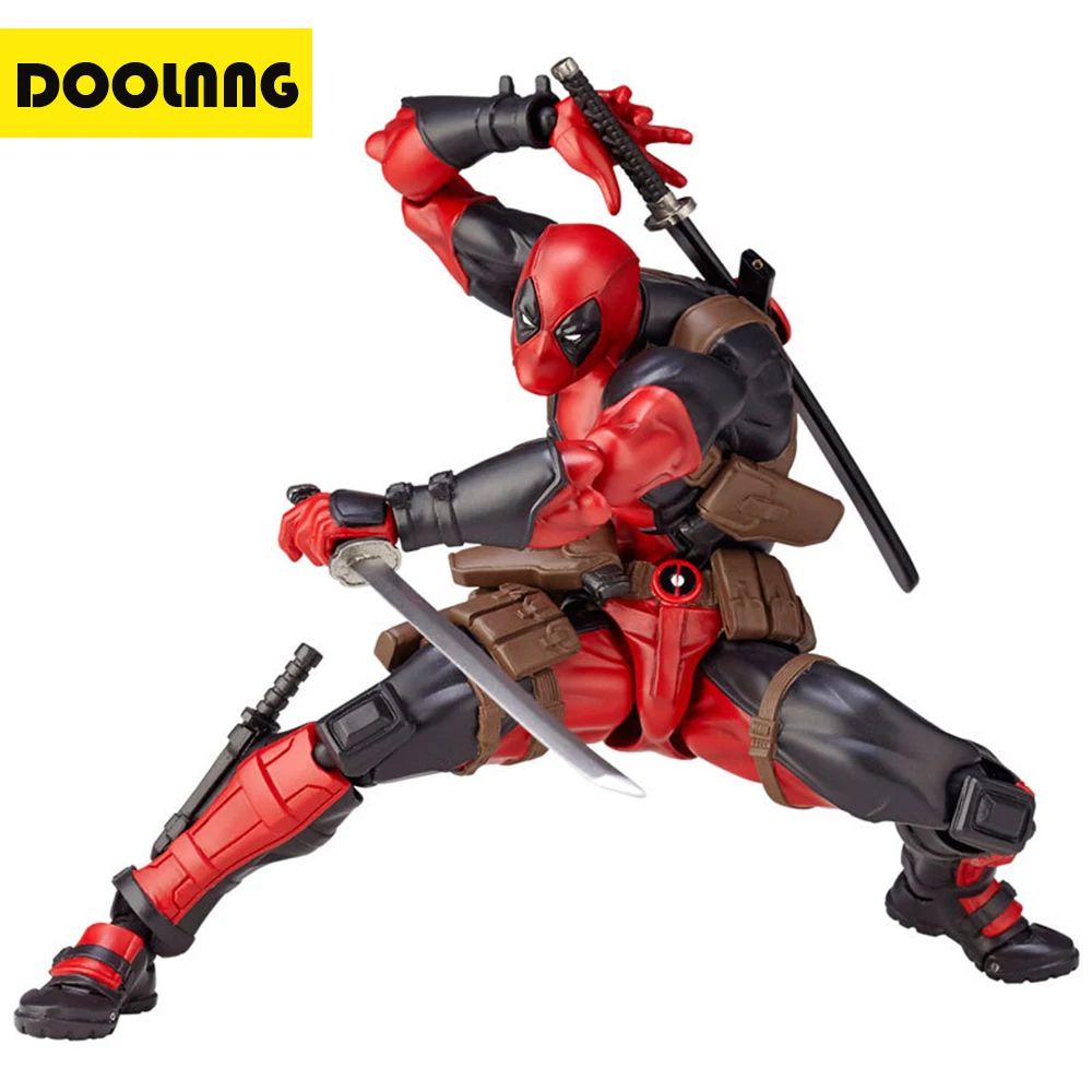 DOOLNNG Wolverine / Deadpool Action Figures Toys Collection 16cm PVC Movie Super Hero Character