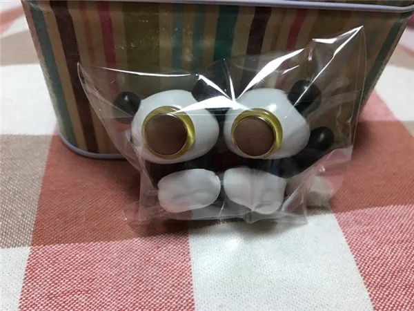 Панды милые забавные мини ПВХ игрушки Рисунок магнит на холодильник автомобиля Домашняя Кухня украшения офиса вечере Дети Подарки