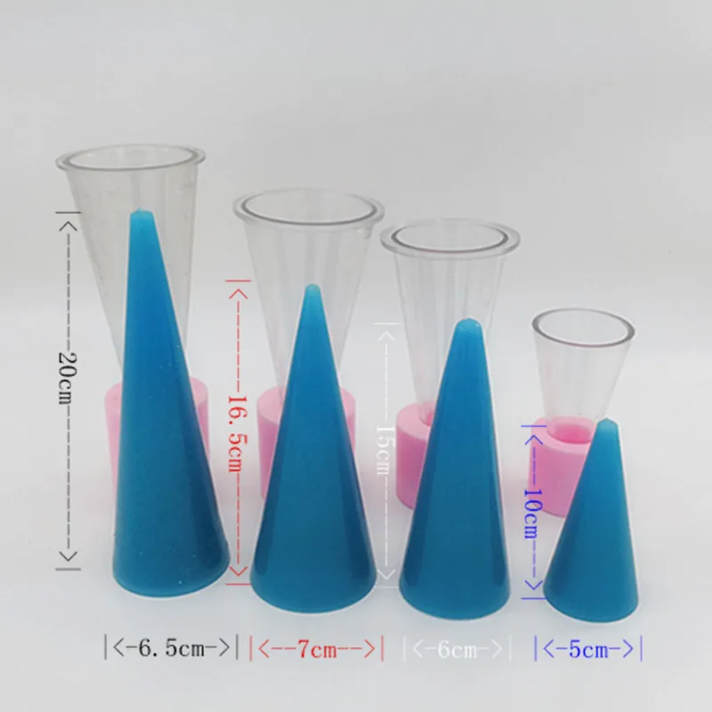 Сделай сам модель свечи форма для в форме конуса ручная форма|candle making|candle modelcandle