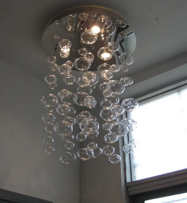 Murano-Due-concave-point-Bubble-Glass-pendant-light-fixture-Flat-ball-Suspension-LED-dropLamp-modern-living (3)