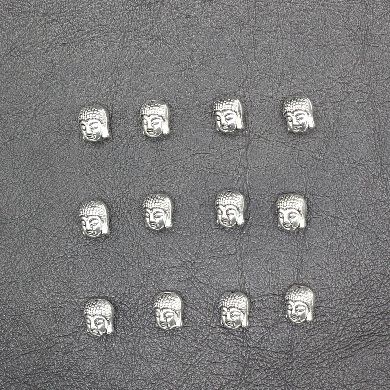 30pcs-lot-Bail-Gold-Vintage-Atq-Silver-Tone-Alloy-Buddha-Head-Charm-Spacer-Beads-9x10mm (5)