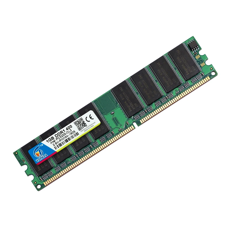 VEINEDA DDR1 2 ГБ 2X1GB DDR 1 ГБ pc3200 ddr400 400 МГц 184Pin модуль DDR для настольных компьютеров памяти CL3 DIMM Оперативная память 2G