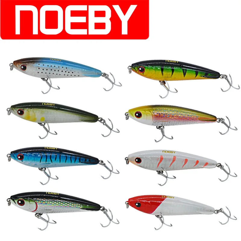 

NOEBY Lure Sinking Pencil Bait 95mm 25g VMC Hook Hard Fishing Lure Iscas Artificial Para Pesca Peche Leurre Fishing Wobblers