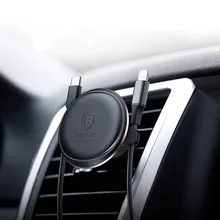 Гравитационный Автомобильный держатель для телефона в Автомобиле вентиляционное отверстие крепление без магнитного держателя мобильного телефона Подставка для сотового телефона Поддержка для iPhone CA