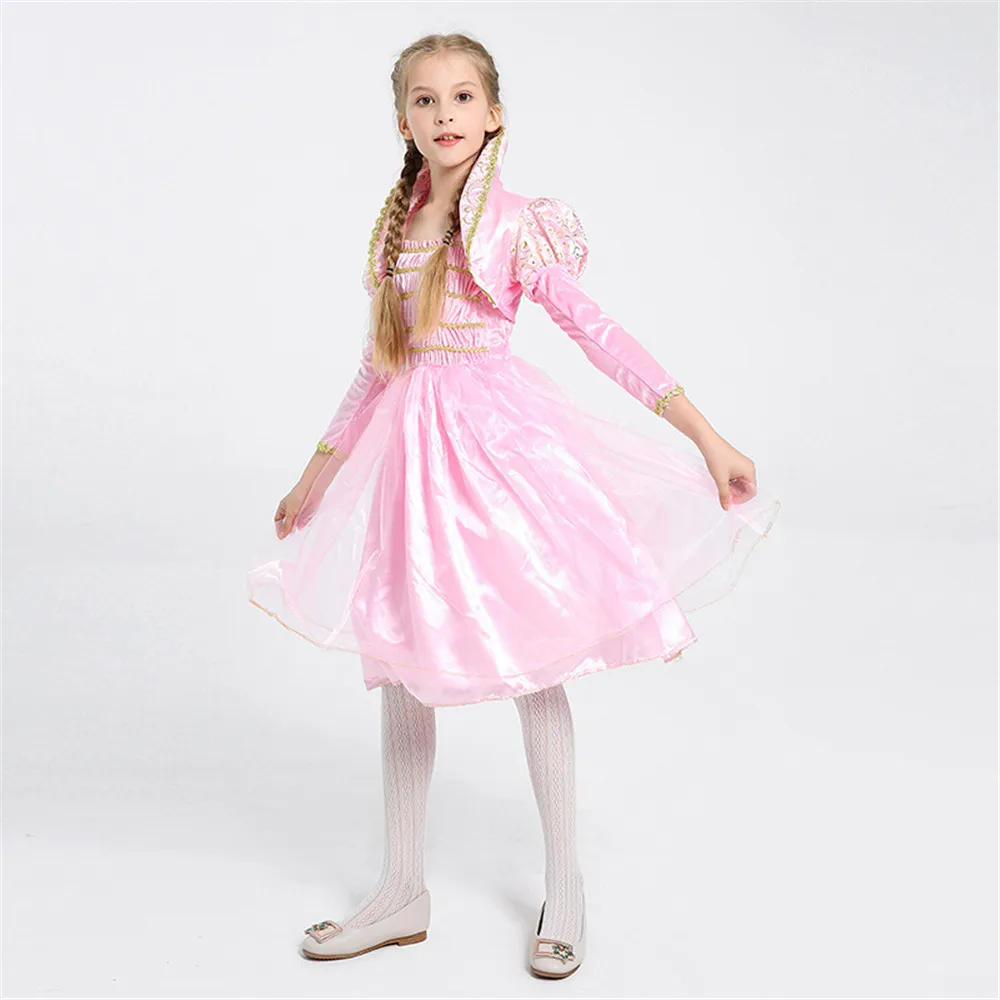 Маскарадный розовый цветок девушка бабочка Сказочный эльф платье принцессы Лотос Фея Сценический костюм девочки дети день рождения костюм