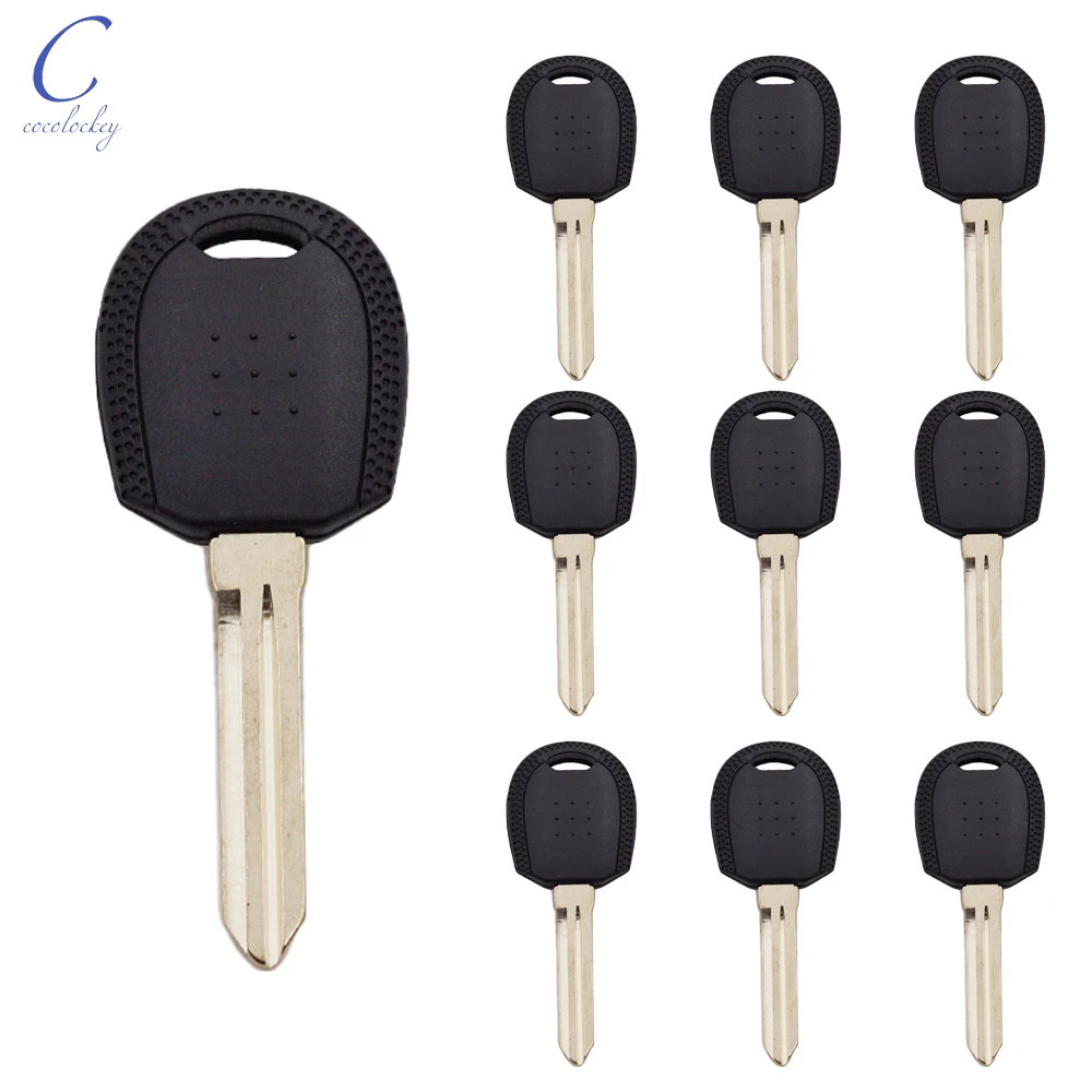 Cocolockey Car Transponder Key Shell Case Fob Uncut Blade for KIA Carens Soul Carnival Sedona Optima Chip Keys 10pcs/lots