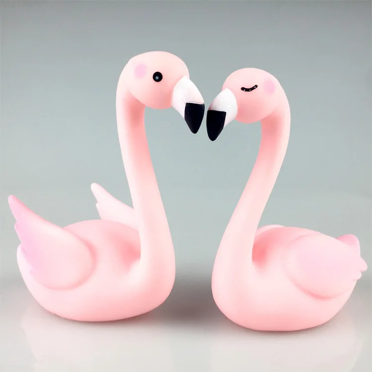 От одного до FORU/Фламинго торт Топпер Baby Shower Дети сувениры фламинго на день рождения для капкейка-День рождения украшения для детей