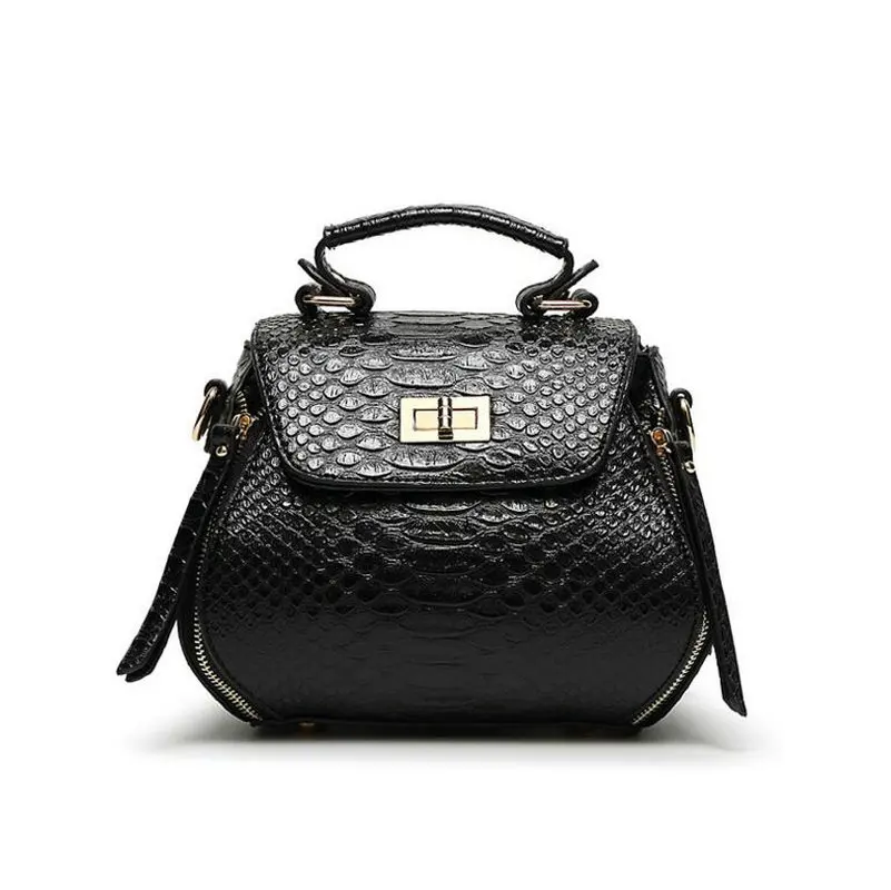 

In 2019, the new crocodile grain one-shoulder bag is a small bag of 100% genuine leather handbag with a small bag