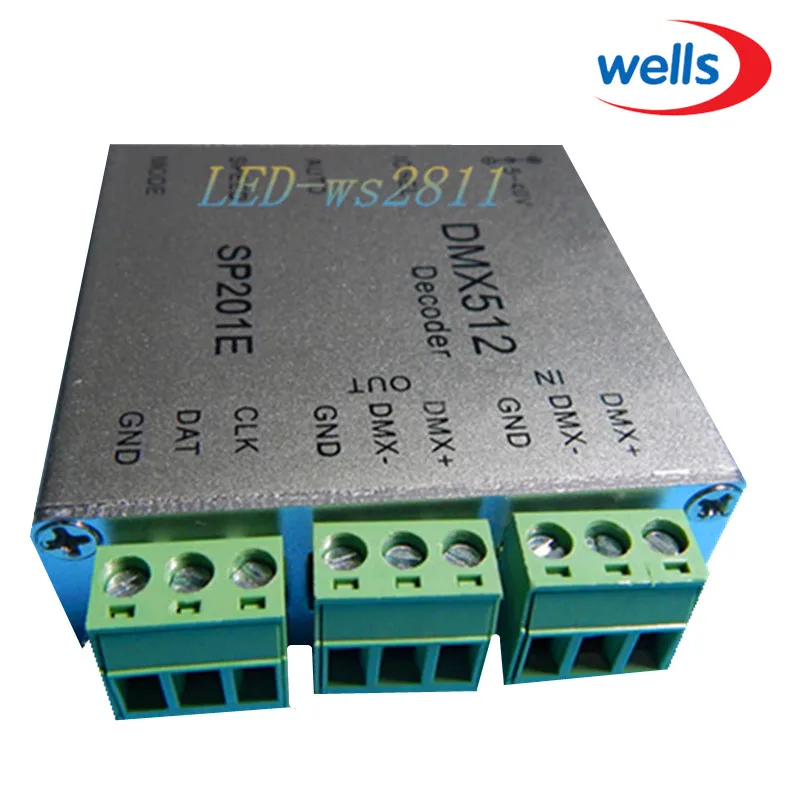 Новый декодер DMX 512 прост в использовании для ws2811 ws2801 strip 5V ~ 40V|dmx decoder|dmx 512dmx decoder |
