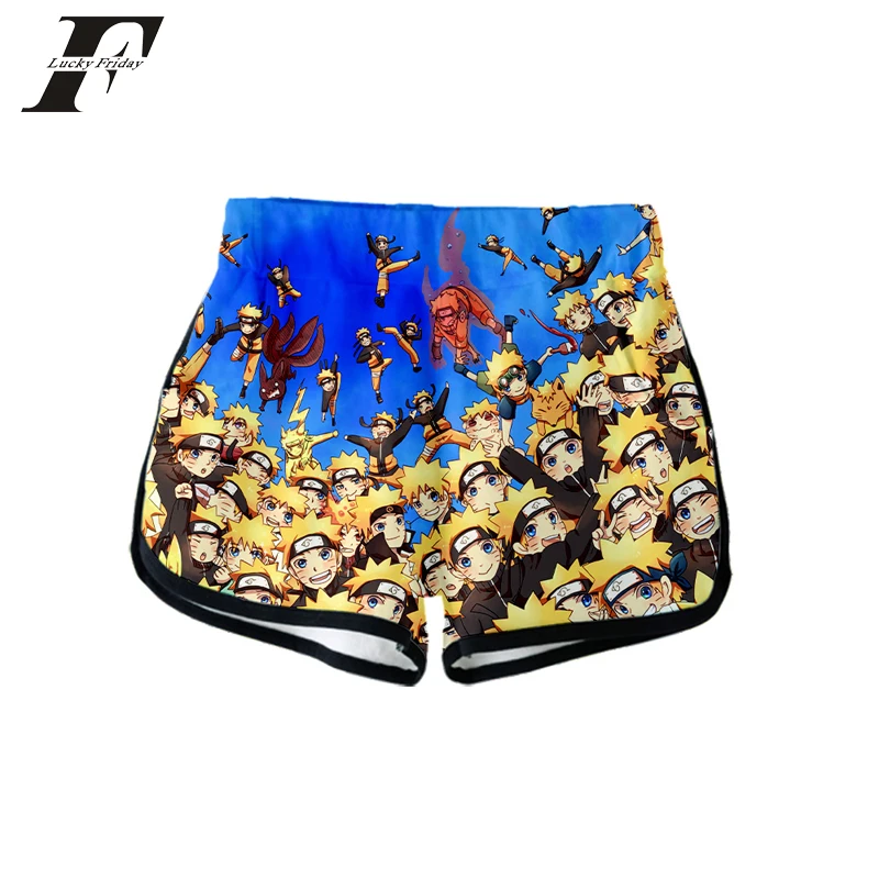 Kpop Naruto 3D Printed Women Shorts Fashion Streetwear Shorts Arrival Girls Harajuku Streetwear Casual Summer Wear