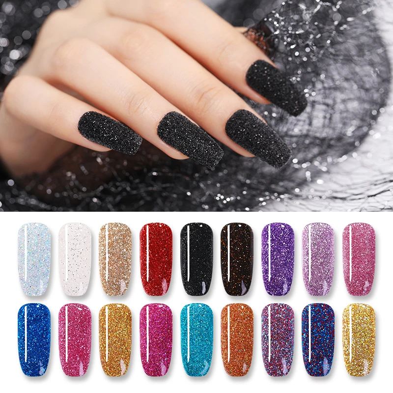 

NICOLE DIARY 10g Dipping Nail Powder Gold Pink Holographic Glitter Shining Natural Dry Without Lamp Cure Nail Art