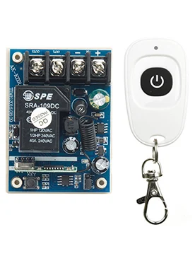 New DC12V 24V 36V 48V 1CH Wireless Remote Control Switch System Receiver &amp one-button waterproof 315mhz/433mhz | Электроника