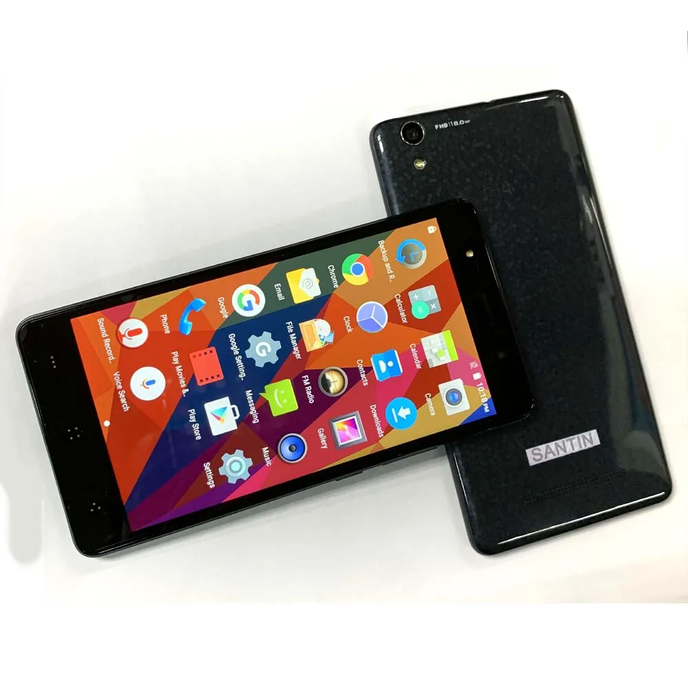 3200 мАч SANTIN M4 5 ''HD 4G LTE смартфон MTK6735 четырехъядерный телефон Android 1 2 Гб ОЗУ 16 ПЗУ