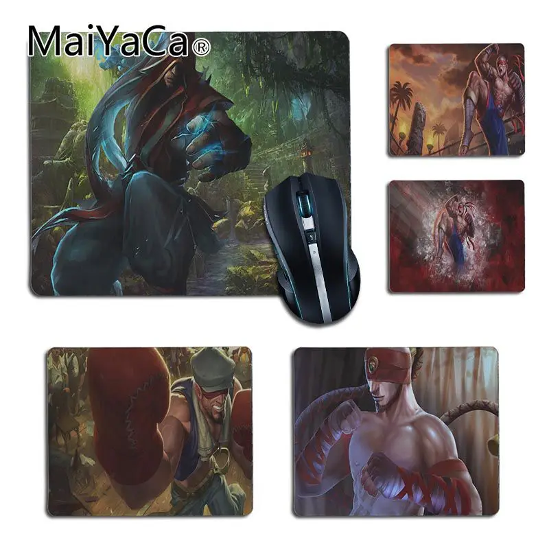 

MaiYaCa New Designs League of Legends- Lee sin Office Mice Rubber Mouse Pad Smooth Writing Pad Desktops Mate gaming mouse pad