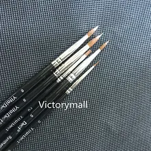 5 шт./компл. Стоматологическая ручка стоматологический фарфор щетка ручка Стоматологические принадлежности F0/0#/5#/6#/8