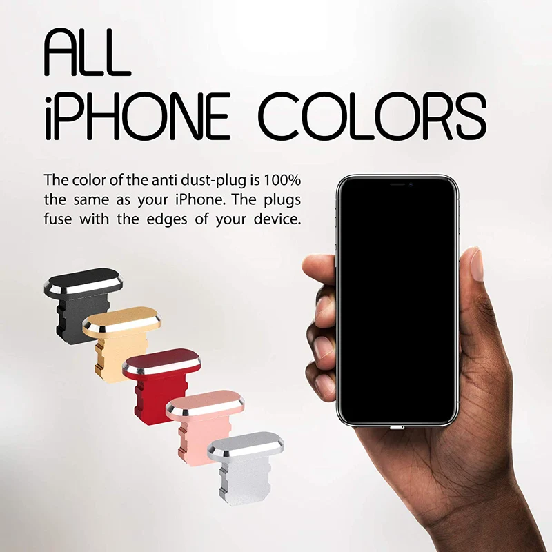 Защитный чехол для IPhone 5 6 7 8 Plus X XS XR 6S Plus|Пылезащитные заглушки| |