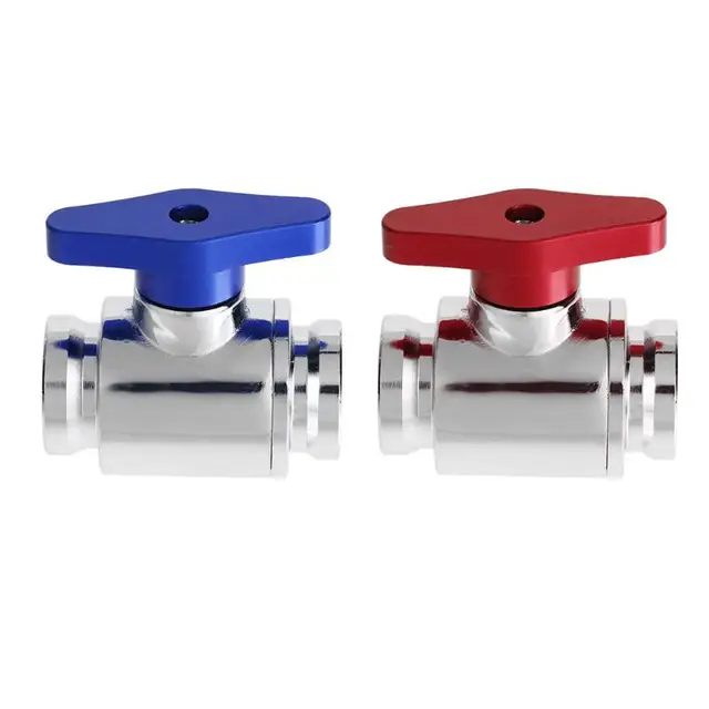 Best Price G1/4 Inner Thread Water Tube Connector Ball Valve Part PC Water Cooling for Computer Components Water Cooling System Accessories