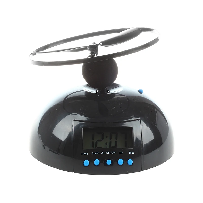

Flying Lazy Helicopter Cute Digital Alarm Creative Toy with Kids Clock Back light Alarm Clock Gift Clock Led Clock