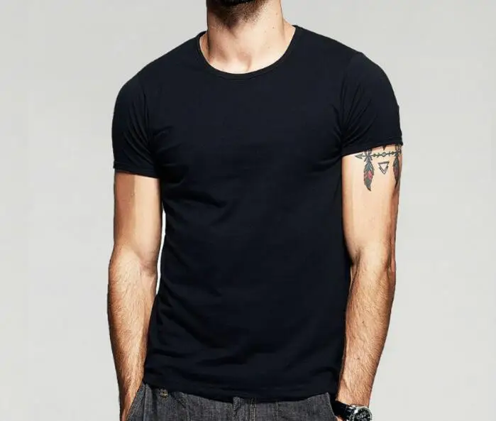 

H-T078 t shirt Tops Tees Men's T-shirt Trainning Short Sleeve