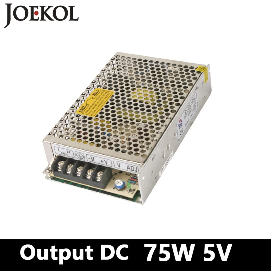 

switching power supply,75W 5v 15A Single Output Mini dc power supply for Led Strip,AC110V/220V Transformer to DC 5V,led driver