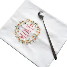 Высокое качество льняной ткани Столовая салфетка носовой платок из полиэстера ткань для столовой вечерние Xmas прочная чашка салфетки для посуды Настольный Декор