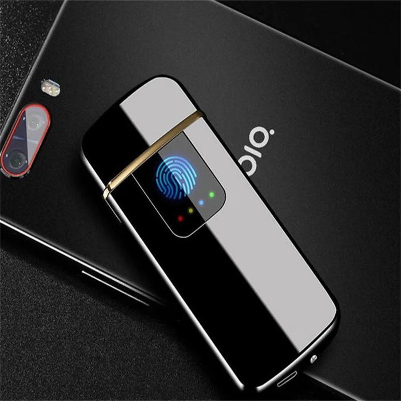 

Wind-proof portable tungsten turbine touch sensitive switch cigarette lighter smoking magnetic card electronic cigarette lighter