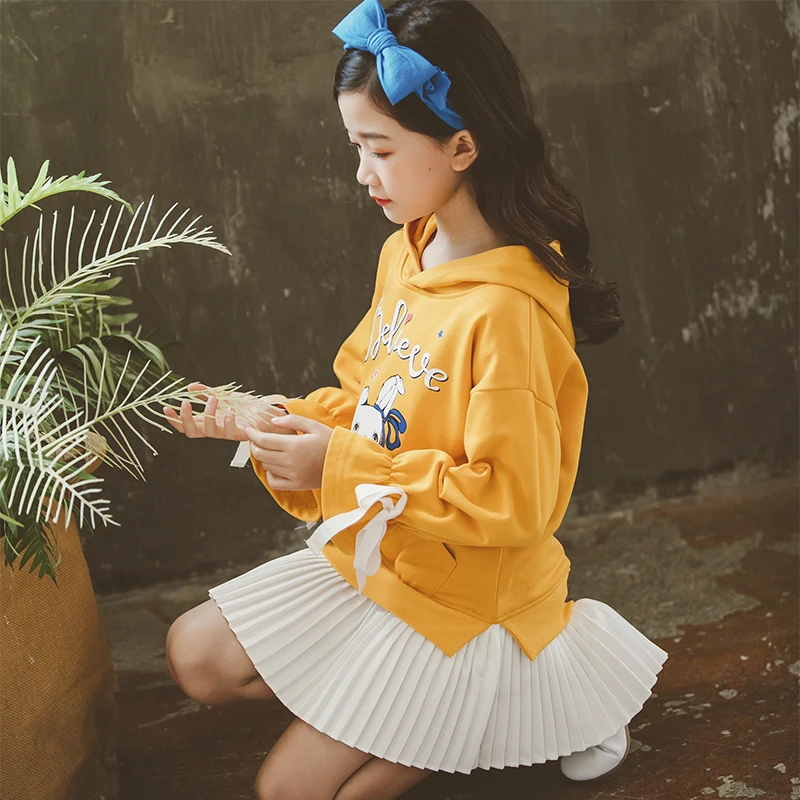 

2019 New Toddler Girls Kids Cotton Kids Clothes Sweatshirt Hoodies Jacket Coat Outwear Tops Children Clothing Moleton Infantil