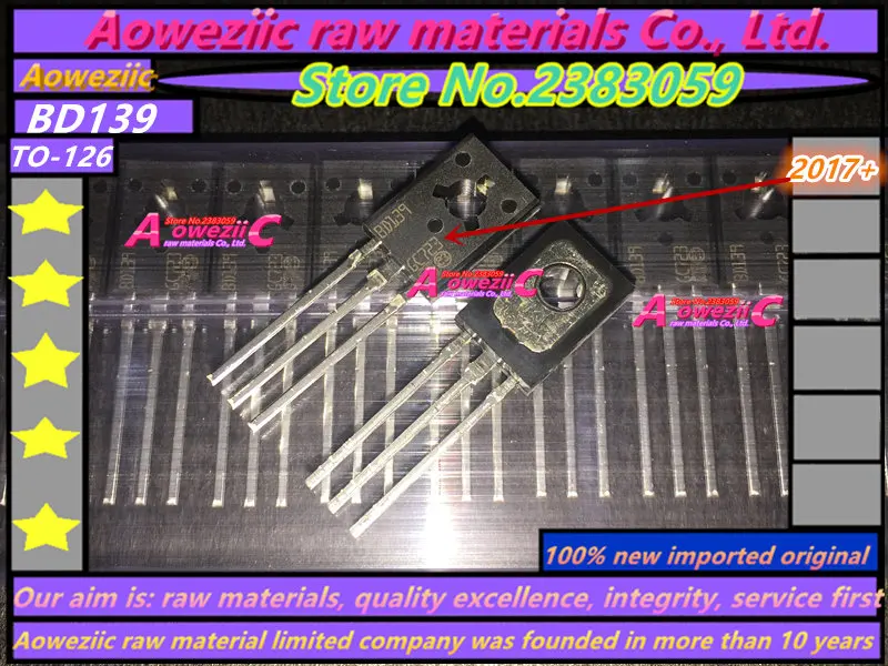 Aoweziic+ 20 шт = 10 комплектов импортный транзистор BD139 BD140 TO-126(1 комплект